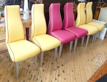 SET OF DESIGNER DINING CHAIRS