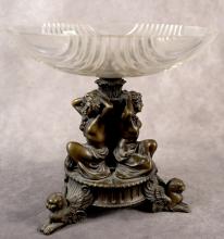 "THREE GRACES" BRONZE TAZZA