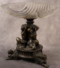 "THREE GRACES" BRONZE TAZZA
