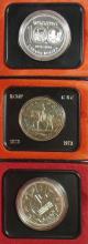 5 CANADIAN SILVER PROOF DOLLARS