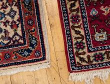 TWO TABRIZ MATS