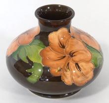 MOORCROFT "HIBISCUS" VASE