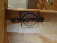 SHERMAG OAK CHIFFEROBE