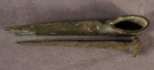 ANCIENT AXE HEAD AND SPIKE