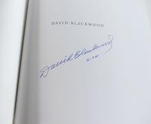 AUTOGRAPHED DAVID BLACKWOOD VOLUME