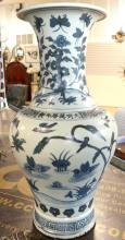 FOUR CHINESE VASES AND TEAPOT