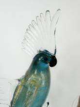 MURANO GLASS COCKATOOS