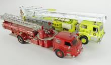 4 DIECAST FIRE TRUCKS
