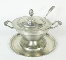 PEWTER TUREEN