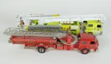 4 DIECAST FIRE TRUCKS
