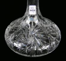 PAIR CRYSTAL SHIP'S DECANTERS