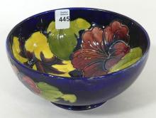 MOORCROFT "HIBISCUS" BOWL