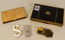 MONEY CLIPS AND TWO CASES