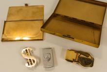 MONEY CLIPS AND TWO CASES