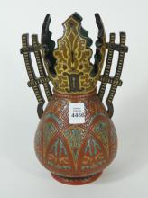 ANTIQUE AUSTRIAN MAJOLICA VASE