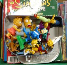 SIMPSONS COMIC BOOKS AND TOYS