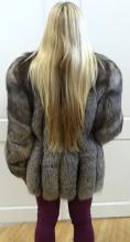 SILVER FOX FUR COAT