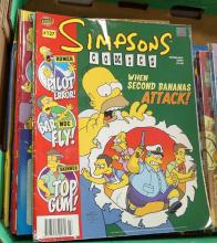 SIMPSONS COMIC BOOKS AND TOYS