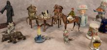 MINIATURE FIGURINES AND THIMBLES