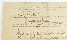 1904 LONDON, ONTARIO COURT SUMMONS