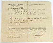 1904 LONDON, ONTARIO COURT SUMMONS