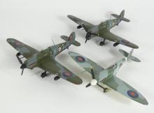 9 DIECAST AIRPLANE MODELS