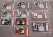 10 GRADED HOCKEY "JERSEY" CARDS