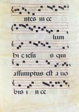 MEDIEVAL PERIOD SHEET MUSIC