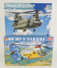4 HELICOPTER MODEL KITS