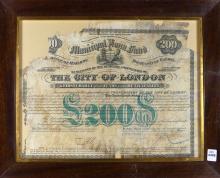 1893 CITY OF LONDON DEBENTURE