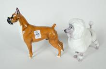 2 ROYAL DOULTON DOG FIGURINES