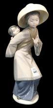 LLADRO "MOTHER AND CHILD" FIGURINE