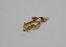 15CT GOLD BROOCH