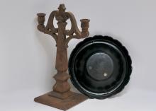 CANDELABRUM AND BOWL