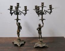 FIGURAL CANDELABRA