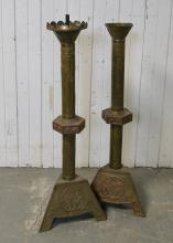 FLOOR CANDLESTICKS