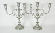 PAIR CANDELABRA