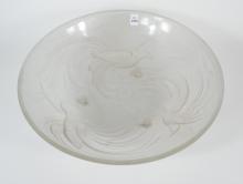 LARGE ART GLASS CENTRE BOWL