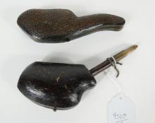 2 ANTIQUE CASED PIPES