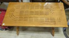 VILAS MAPLE CRIBBAGE TABLE