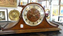 TWO MANTEL CLOCKS