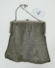 STERLING SILVER MESH BAG