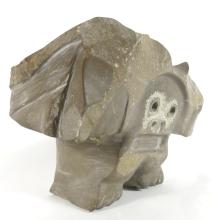 LARGE INUIT STONE CARVING
