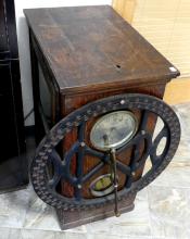 ANTIQUE TIME REGISTER CLOCK