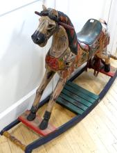 VINTAGE ROCKING HORSE