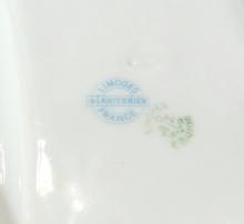 ANTIQUE LIMOGES RELISH PLATES