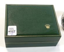 SWISS ARMY WRISTWATCH & ROLEX BOX