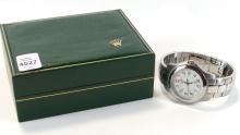 SWISS ARMY WRISTWATCH & ROLEX BOX