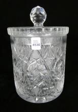 CUT CRYSTAL JAR