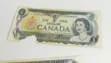 CANADIAN $1 AND $2 BILLS